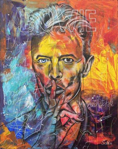 i'm unpredictable van Sabrina Seck, Schilderij te koop op Singulart