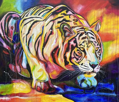 Juan van Sabrina Seck, Schilderij te koop op Singulart