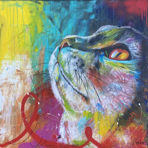Felix di Sabrina Seck, Pittura in vendita su Singulart