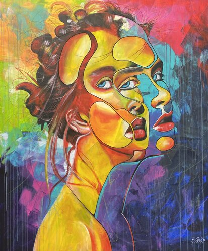 twins van Sabrina Seck, Schilderij te koop op Singulart