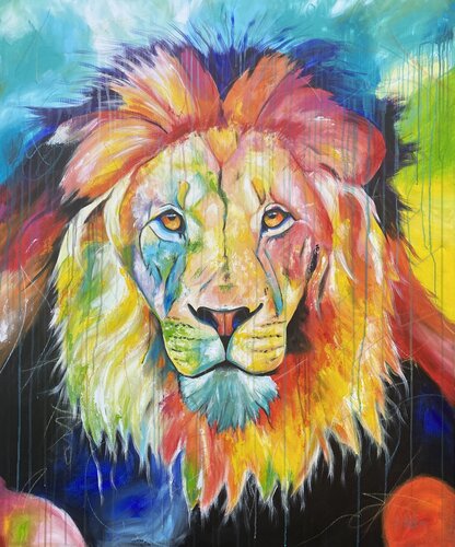 lionheart di Sabrina Seck, Pittura in vendita su Singulart