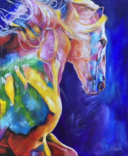 Areion van Sabrina Seck, Schilderij te koop op Singulart