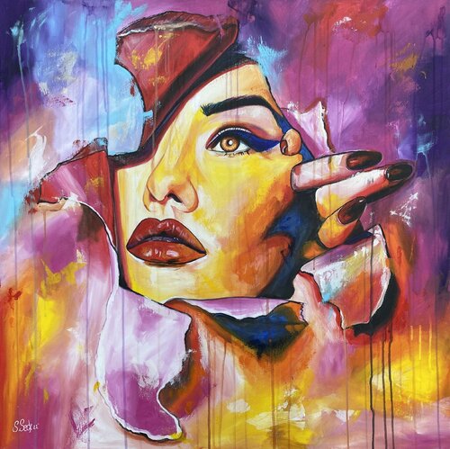 surprise par Sabrina Seck, Peinture en vente sur Singulart