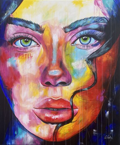 Rebell di Sabrina Seck, Pittura in vendita su Singulart