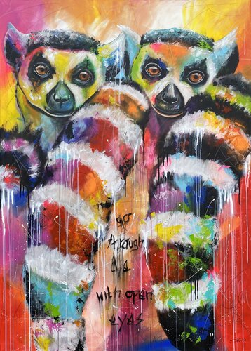 with open eyes... di Sabrina Seck, Pittura in vendita su Singulart
