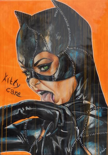 kitty care de Sabrina Seck, Pintura a la venta en Singulart