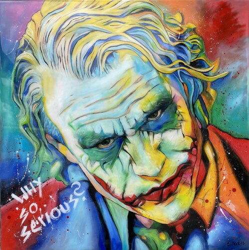 why so serious? di Sabrina Seck, Pittura in vendita su Singulart
