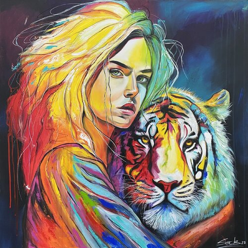 Lola & Tipu de Sabrina Seck, Pintura a la venta en Singulart