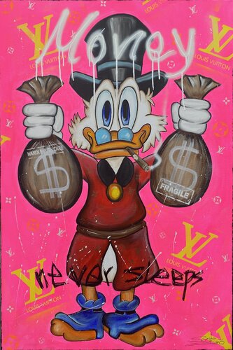 money never sleeps di Sabrina Seck, Pittura in vendita su Singulart