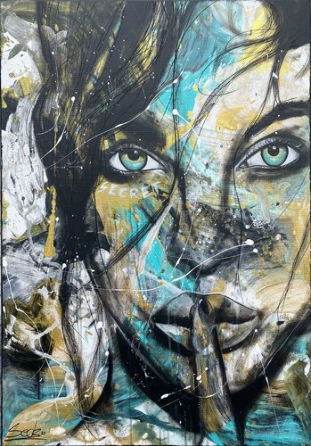 secret van Sabrina Seck, Schilderij te koop op Singulart