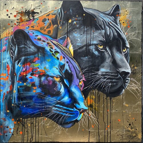 black brothers van Sabrina Seck, Schilderij te koop op Singulart