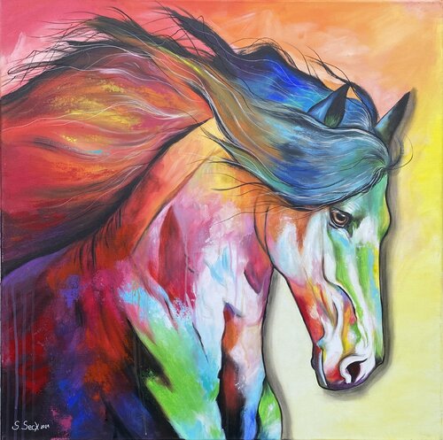 Luna van Sabrina Seck, Schilderij te koop op Singulart