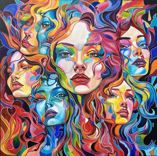 Hydra II van Sabrina Seck, Schilderij te koop op Singulart