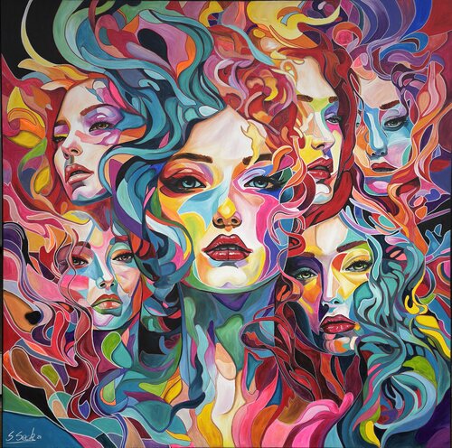 Hydra IX van Sabrina Seck, Schilderij te koop op Singulart