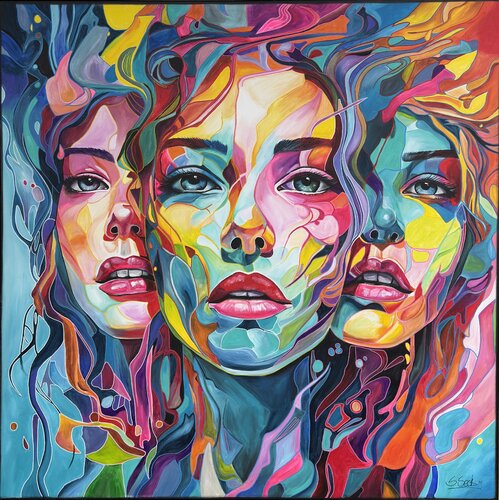 Hydra X van Sabrina Seck, Schilderij te koop op Singulart