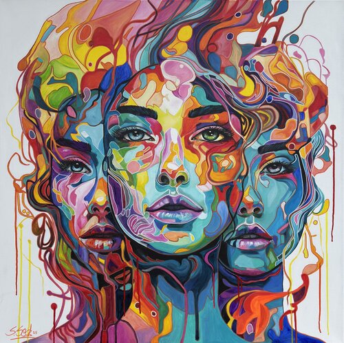 Hydra XI di Sabrina Seck, Pittura in vendita su Singulart