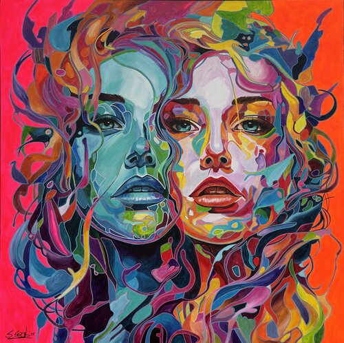 Hydra XII di Sabrina Seck, Pittura in vendita su Singulart