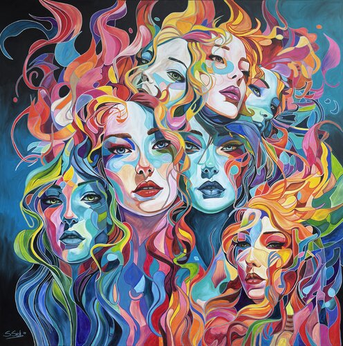 Hydra XIII de Sabrina Seck, Pintura a la venta en Singulart