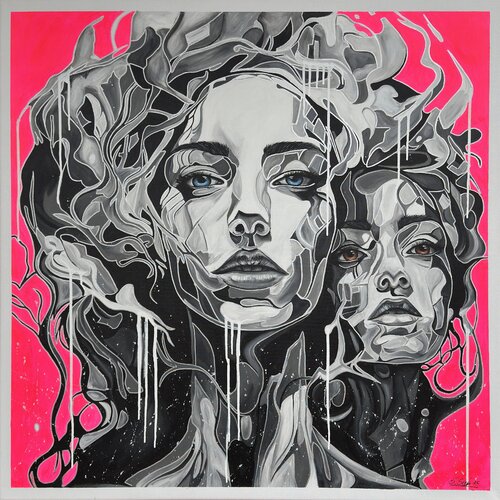 Hydra 01 BW by Sabrina Seck, 회화 for Sale on Singulart