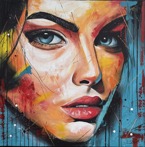Romy par Sabrina Seck, Peinture en vente sur Singulart
