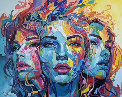 Hydra XIV par Sabrina Seck, Peinture en vente sur Singulart