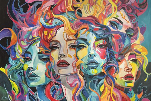 Hydra XV par Sabrina Seck, Peinture en vente sur Singulart
