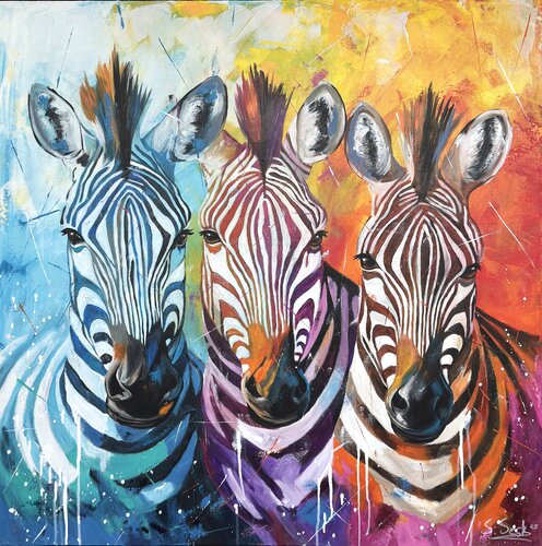 golden girls par Sabrina Seck, Peinture en vente sur Singulart