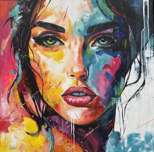 emotions par Sabrina Seck, Peinture en vente sur Singulart