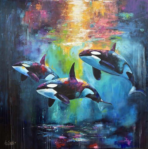 in freedom von Sabrina Seck, Malerei kaufen auf Singulart