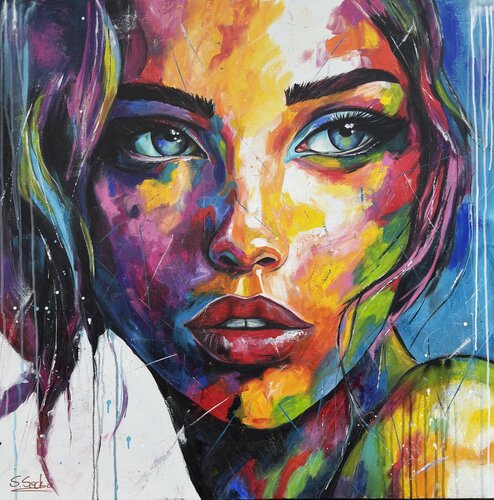 follow your destiny van Sabrina Seck, Schilderij te koop op Singulart