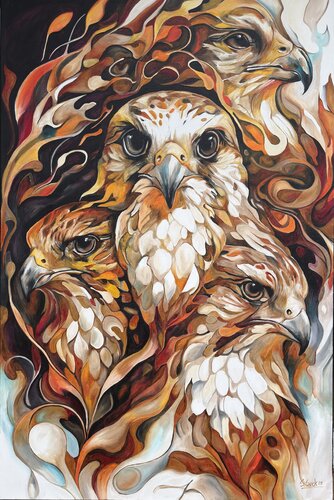 flying force par Sabrina Seck, Peinture en vente sur Singulart