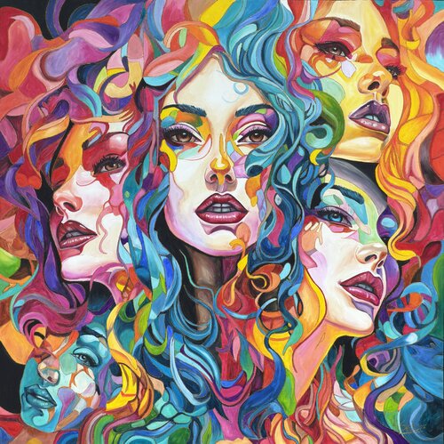 Hydra XXI par Sabrina Seck, Peinture en vente sur Singulart