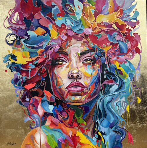 Hydra Evolution IV van Sabrina Seck, Schilderij te koop op Singulart