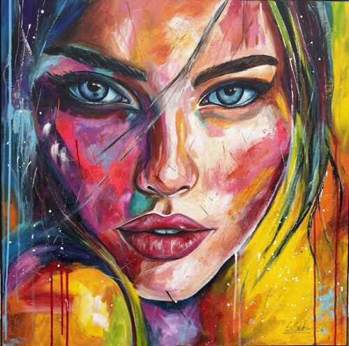 wonderful day van Sabrina Seck, Schilderij te koop op Singulart