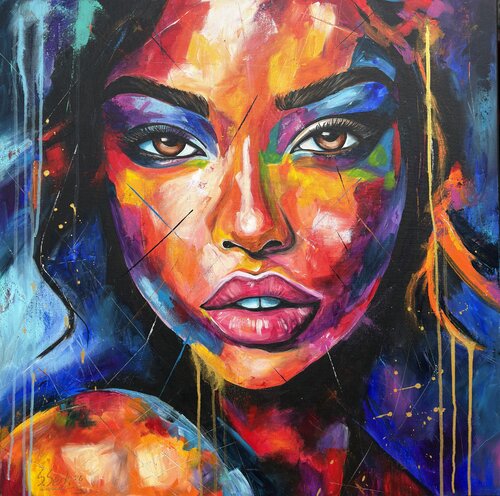 african soul di Sabrina Seck, Pittura in vendita su Singulart