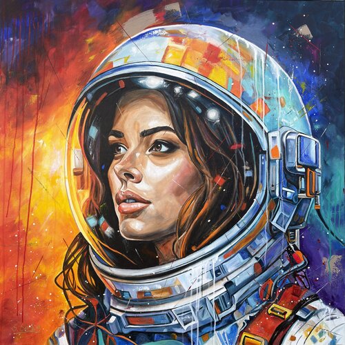 near the sun van Sabrina Seck, Schilderij te koop op Singulart