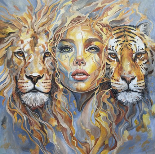 kindred soul van Sabrina Seck, Schilderij te koop op Singulart