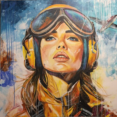 longing to fly van Sabrina Seck, Schilderij te koop op Singulart