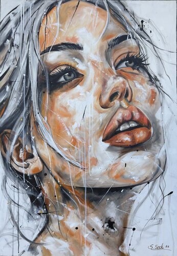 time is fleeting by Sabrina Seck, 絵画 for Sale on Singulart