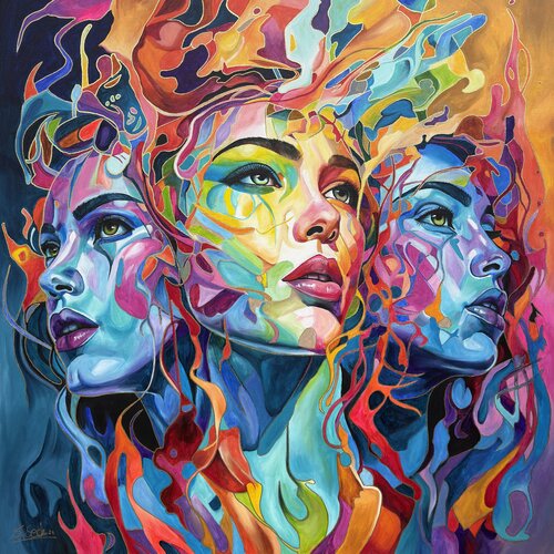Hydra XXV by Sabrina Seck, Painting for Sale on Singulart