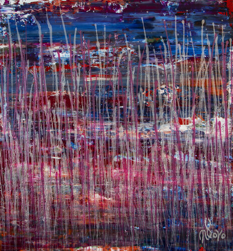 Torrential night storm (A closer look) 2 von Nestor Toro, Malerei kaufen auf Singulart