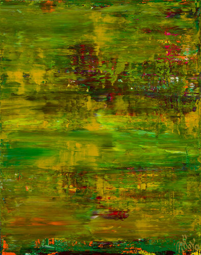 Isolated forest (evening light) von Nestor Toro, Malerei kaufen auf Singulart