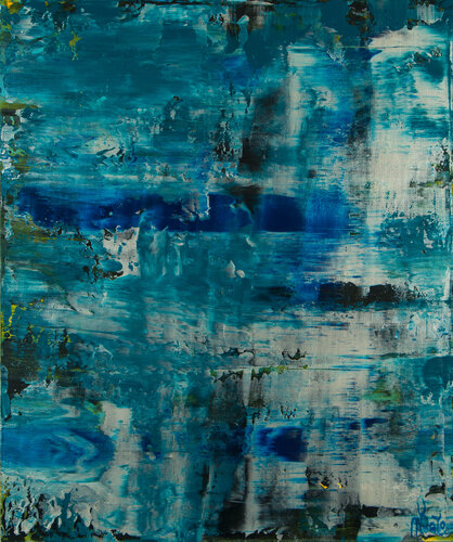 Frozen Waterflow (Ice ponds) von Nestor Toro, Malerei kaufen auf Singulart