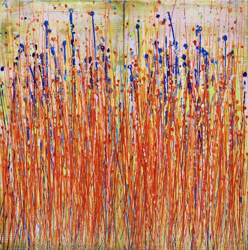 Shimmering Frequencies / Diptych von Nestor Toro, Malerei kaufen auf Singulart