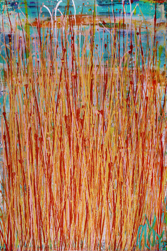 Shimmering Frequencies 2 de Nestor Toro, Pintura a la venta en Singulart