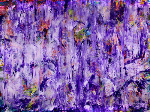 Purple Spectra (Infinitly Lucky) de Nestor Toro, Pintura a la venta en Singulart