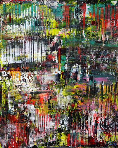 A color equation von Nestor Toro, Malerei kaufen auf Singulart