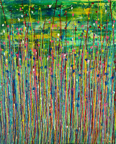 Caribbean reflections 2 par Nestor Toro, Peinture en vente sur Singulart