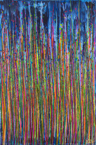 High frequency garden 1 von Nestor Toro, Malerei kaufen auf Singulart