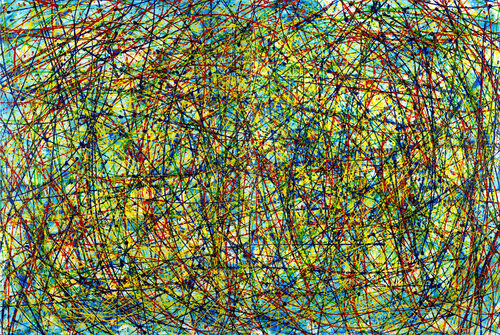 Colorful display of affection 1 von Nestor Toro, Malerei kaufen auf Singulart